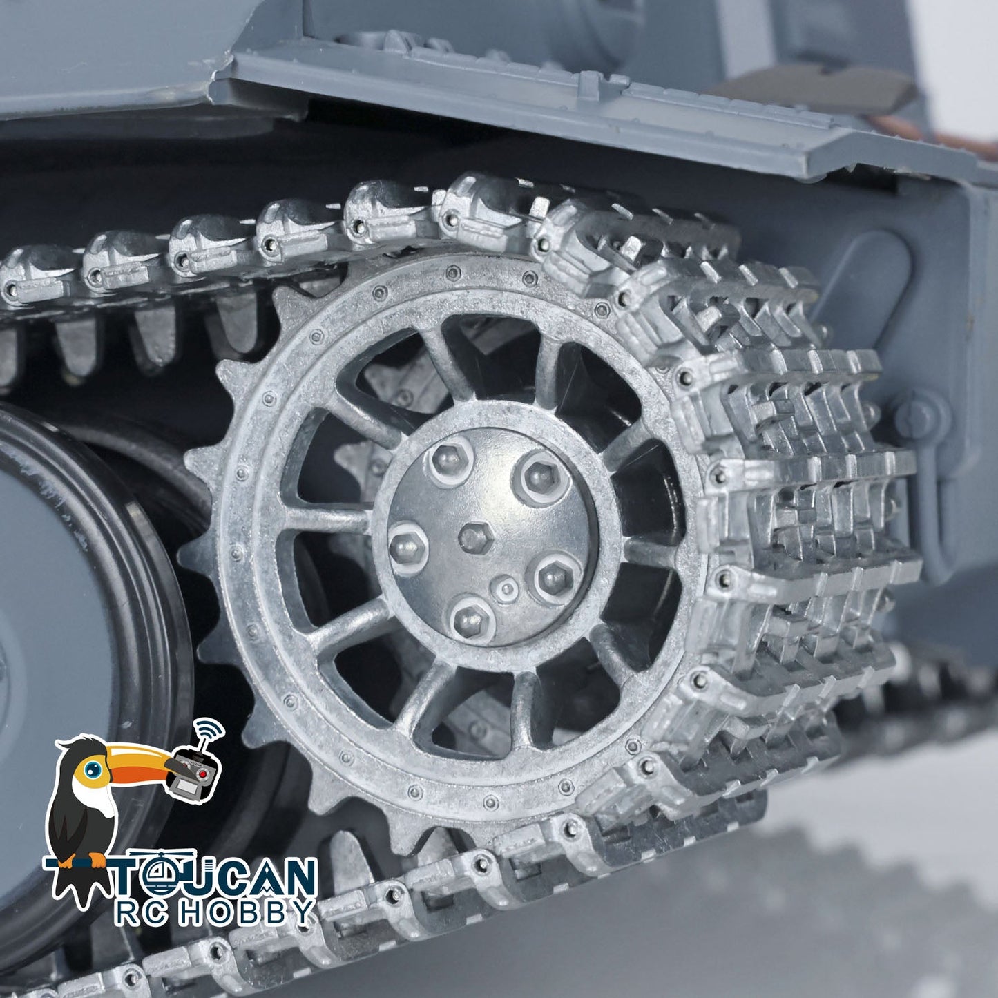 Henglong 1/16 TK7.0 Promotion German Tiger I 3818 RTR RC Tank Barrel Recoil BB IR Smoke Metal Tracks Sprockets Idlers Wheels
