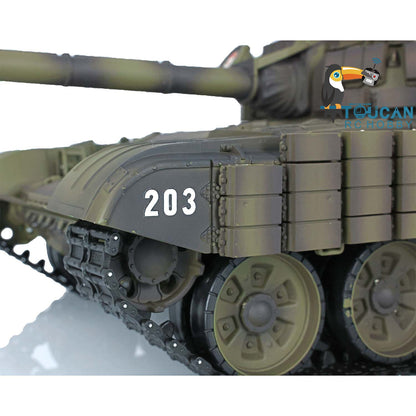 Heng Long 1/16 TK7.0 Plastic Soviet T72 RTR RC Tank 3939 with Steel Gearbox Armor 360 Degree Turret BB Infrared Combat Smoke