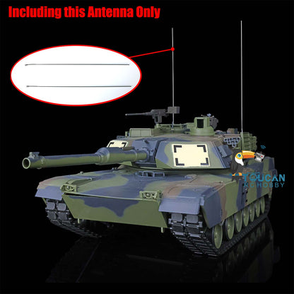 IN Stock Heng Long Common Parts 1Pair Antenna Decorative Universal for 1/16 RC Tank German Tiger I USA M4A3 Sherman Merkava DIY Models