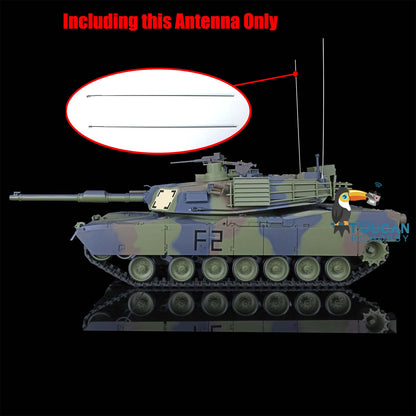 IN Stock Heng Long Common Parts 1Pair Antenna Decorative Universal for 1/16 RC Tank German Tiger I USA M4A3 Sherman Merkava DIY Models