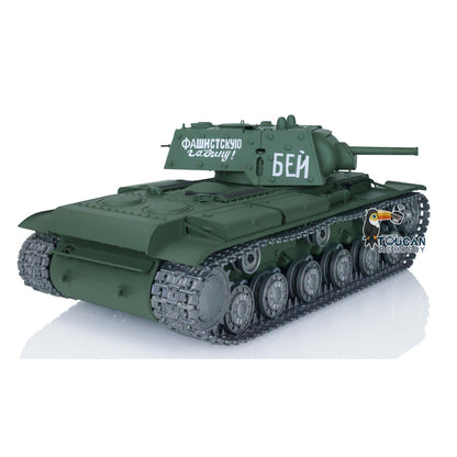 Henglong 1/16 TK7.0 Soviet KV-1 RTR RC Tank 3878 Smoke BB IR 360 Degree Turret Metal Barrel Tracks Sprockets Idlers Road Wheels Gearbox