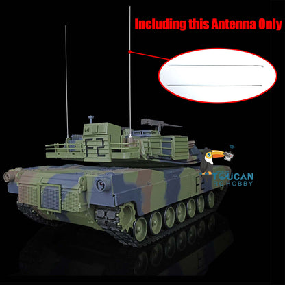 IN Stock Heng Long Common Parts 1Pair Antenna Decorative Universal for 1/16 RC Tank German Tiger I USA M4A3 Sherman Merkava DIY Models