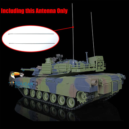 IN Stock Heng Long Common Parts 1Pair Antenna Decorative Universal for 1/16 RC Tank German Tiger I USA M4A3 Sherman Merkava DIY Models