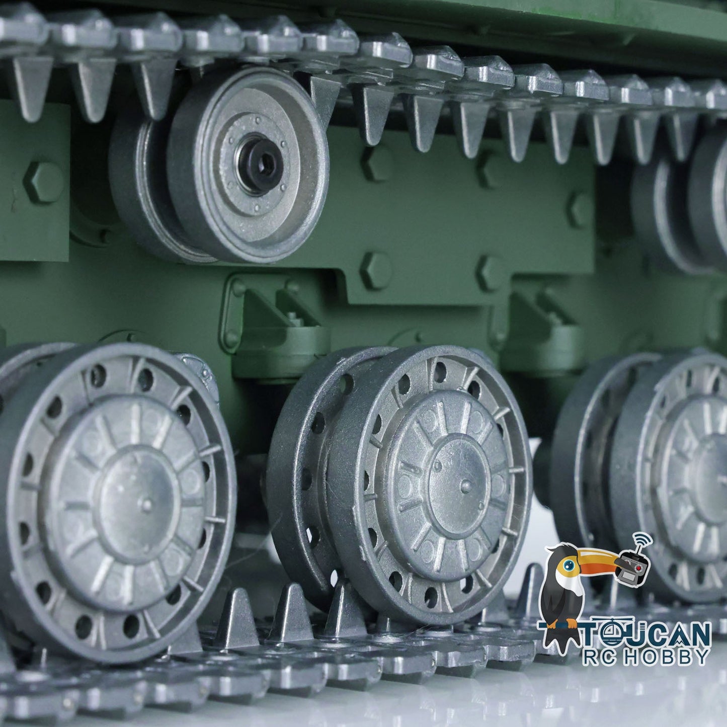 Henglong 1/16 TK7.0 Soviet KV-1 RTR RC Tank 3878 Smoke BB IR 360 Degree Turret Metal Barrel Tracks Sprockets Idlers Road Wheels Gearbox