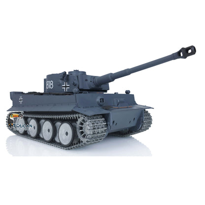 Schnelles freies Verschiffen Henglong 1/16 7.0 Tiger I RTR RC Tank 3818 W/Fass Rückstoß Metallketten Räder BB Einheit Elektrisches Militärfahrzeug
