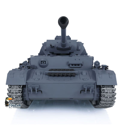 Henglong 1/16 TK7.0 Promotion German Panzer IV F2 3859 RTR RC Tank 360 Degrees Turret Smoke Infrared Combat BB Metal Barrel Tracks Sprockets Idlers Wheels
