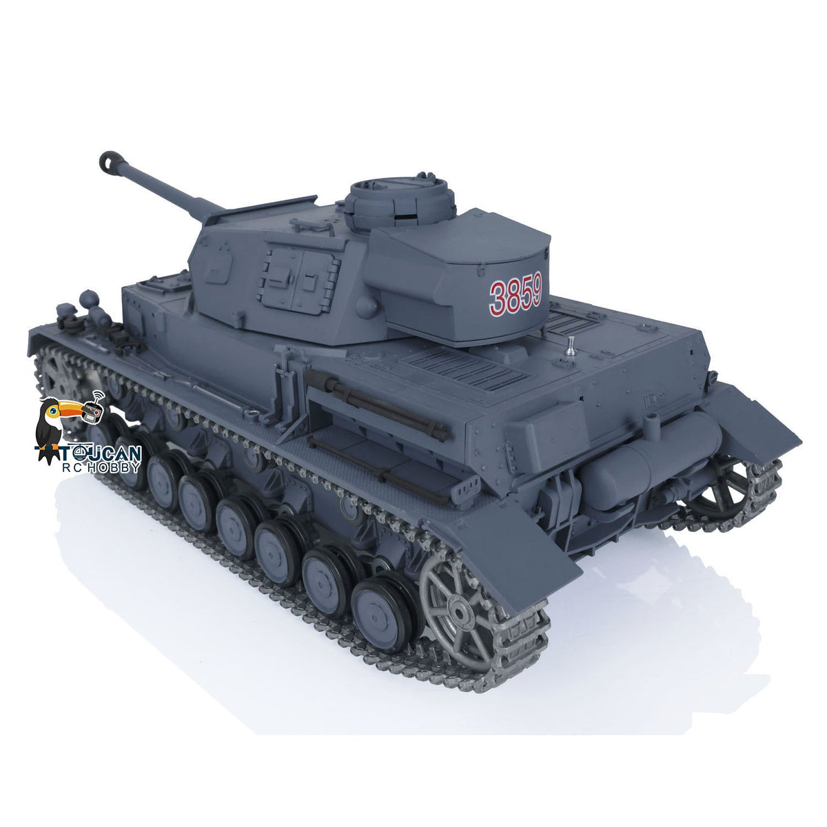 Henglong 1/16 TK7.0 Promotion German Panzer IV F2 3859 RTR RC Tank Smoke Infrared Combat BB Unit Metal Tracks Sprockets Idler Wheels Gearbox Barrel