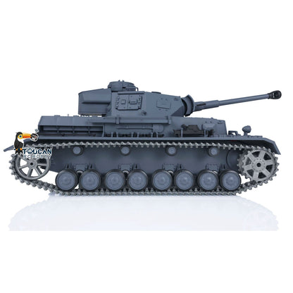 Henglong 1/16 TK7.0 Promotion German Panzer IV F2 3859 RTR RC Tank 360 Degrees Turret Smoke Infrared Combat BB Metal Barrel Tracks Sprockets Idlers Wheels