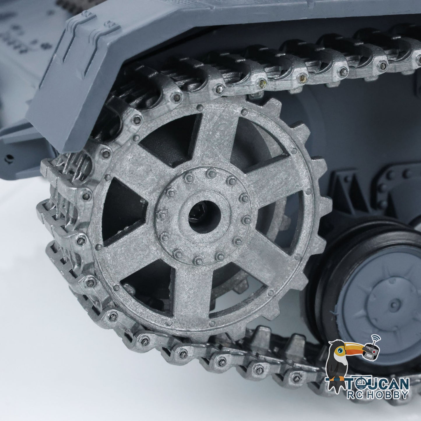 1/16 Maßstab TK7.0 Verbesserter Henglong Panzer IV F2 RTR RC FPV Modellpanzer 3859 360 Turmketten Kettenräder Leiträder Laufräder