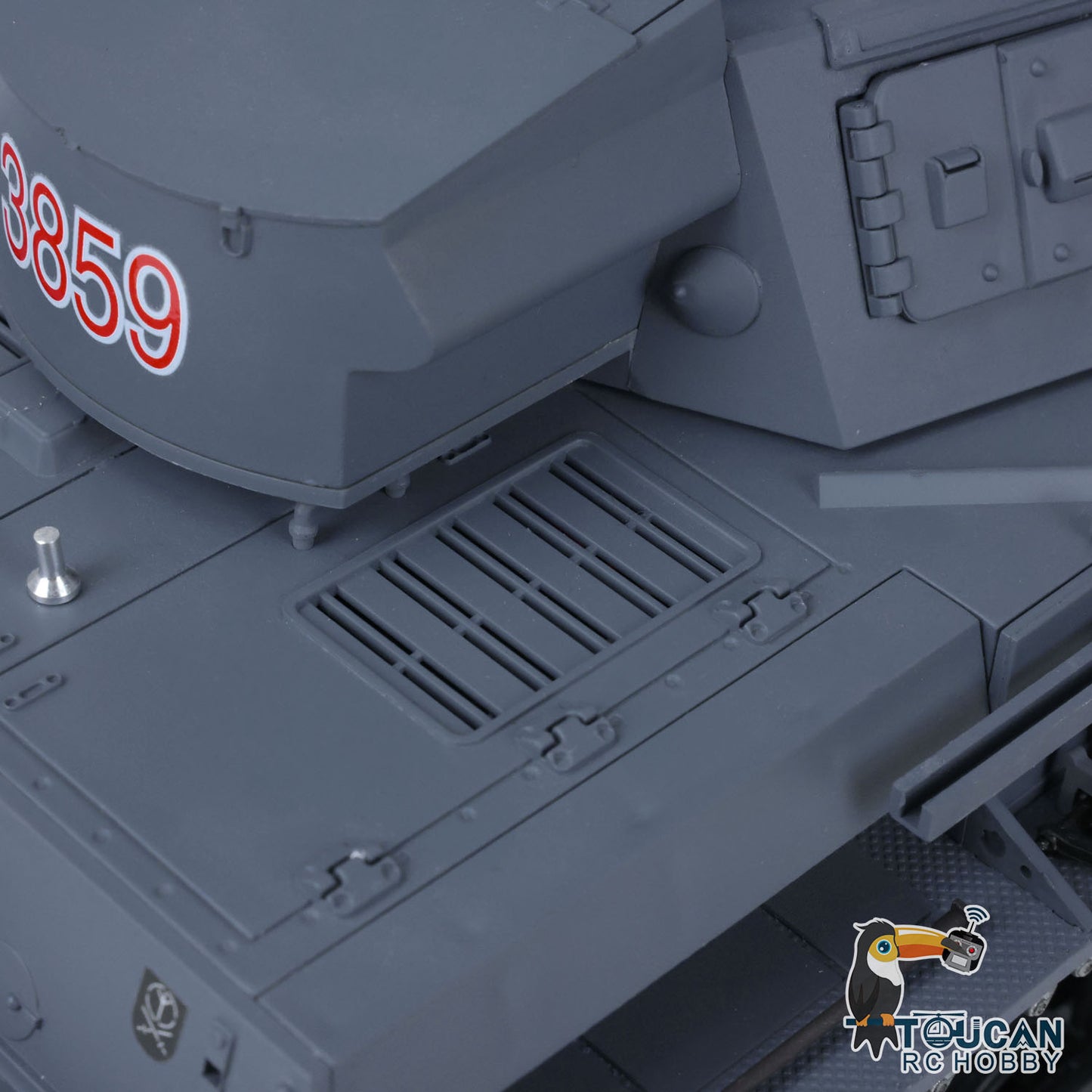 1/16 Maßstab TK7.0 Verbesserter Henglong Panzer IV F2 RTR RC FPV Modellpanzer 3859 360 Turmketten Kettenräder Leiträder Laufräder
