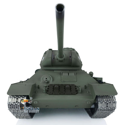 Henglong 1/16 TK7.0 Promotion Soviet Union T34-85 3909 RTR RC Tank BB Infrared Combat Smoke Metal Barrel Tracks Sprockets Idlers Wheels