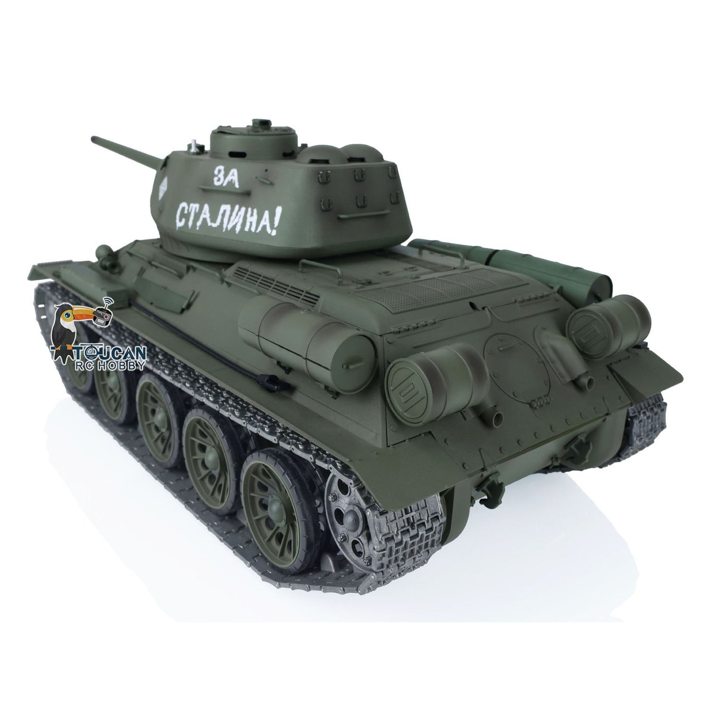 Henglong 1/16 TK7.0 Promotion Soviet T34-85 RTR RC Tank 3909 with 360 Degrees Turret BB Infrared Combat Smoke Metal Sprockets Idlers Wheels
