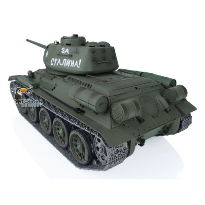Henglong 1/16 TK7.0 Promotion Soviet T34-85 RTR RC Tank 3909 with 360 Degrees Turret BB Infrared Combat Smoke Metal Sprockets Idlers Wheels