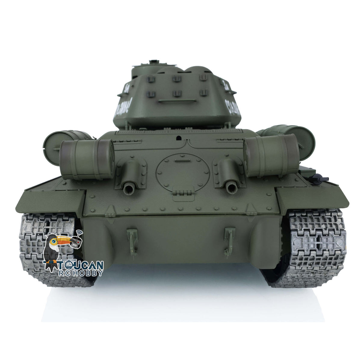 Henglong 1/16 TK7.0 Sowjetischer T34-85 I RC RTR BB IR Panzer 3909 mit 360°-Turm FPV Metallketten Kettenräder Leiträder Rauch Sound
