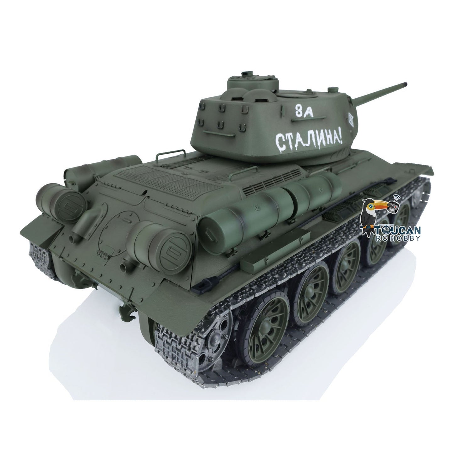 Henglong 1/16 TK7.0 Promotion Soviet T34-85 RTR RC Tank 3909 with 360 Degrees Turret BB Infrared Combat Smoke Metal Sprockets Idlers Wheels