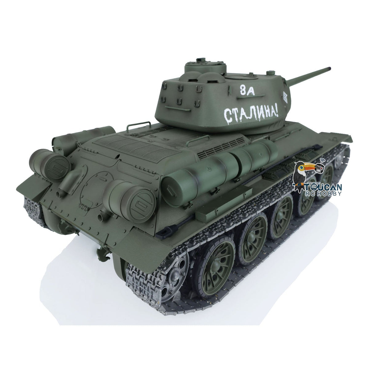 Henglong 1/16 TK7.0 Promotion Soviet Union T34-85 3909 RTR RC Tank BB Infrared Combat Smoke Metal Barrel Tracks Sprockets Idlers Wheels