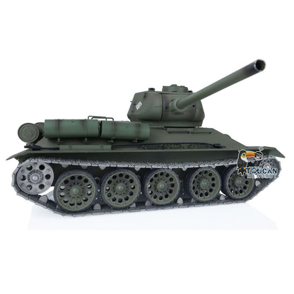 Henglong 1/16 TK7.0 Promotion Soviet T34-85 RTR RC Tank 3909 with 360 Degrees Turret BB Infrared Combat Smoke Metal Sprockets Idlers Wheels