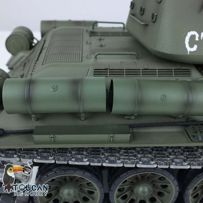 Henglong 1/16 TK7.0 Promotion Soviet Union T34-85 3909 RTR RC Tank BB Infrared Combat Smoke Metal Barrel Tracks Sprockets Idlers Wheels
