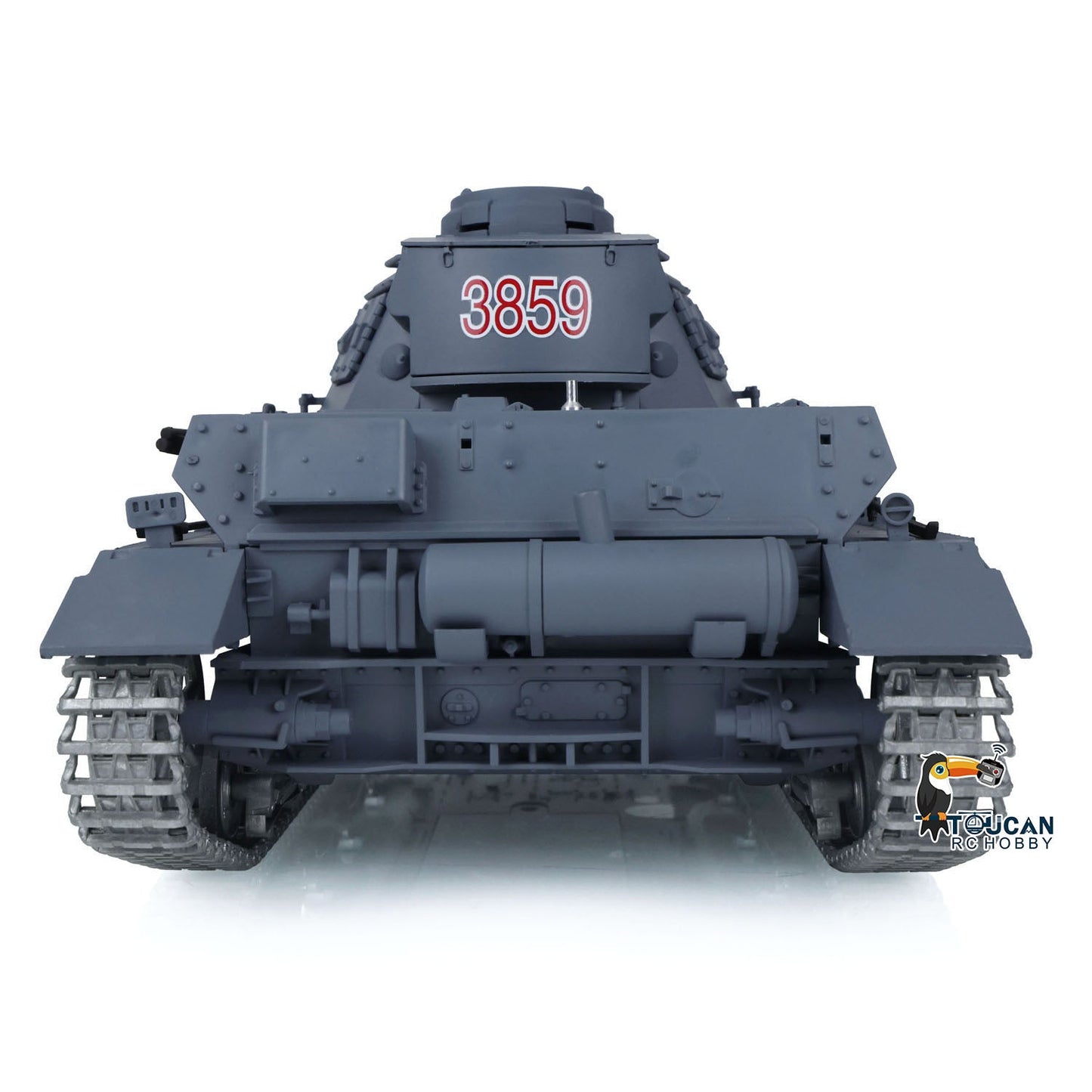 Henglong 1/16 TK7.0 Promotion 3859 German Panzer IV F2 RTR RC Tank IR BB 360 Degrees Turret Smoke Metal Barrel Tracks Sprockets Idlers Road Wheels Gearbox