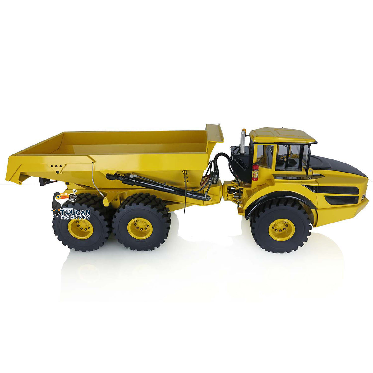 €120 OFF 11.11 BIG SALE XDRC 1/14 6*6 Metal Hydraulic Lifting RC Articulated Truck Dumper Tipper RTR MODEL