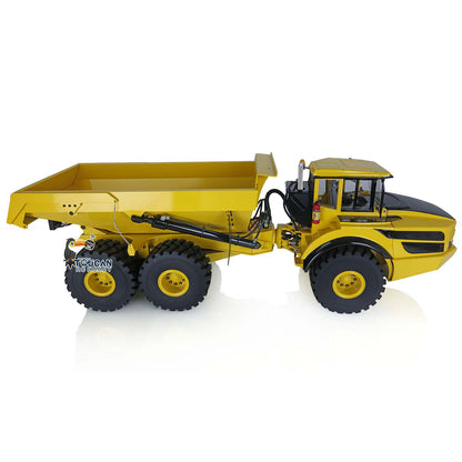 €120 OFF 11.11 BIG SALE XDRC 1/14 6*6 Metal Hydraulic Lifting RC Articulated Truck Dumper Tipper RTR MODEL