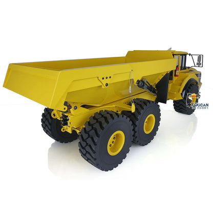 XDRC-ArticulatedTruck-PNP 1/14 Scale Heavy Duty Steel Hydraulic Articulated Hauler Complete Set No Battery