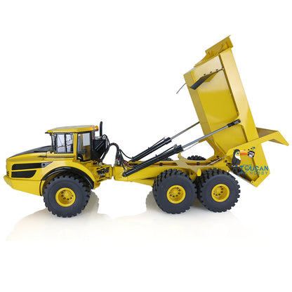 XDRC-ArticulatedTruck 1/14 Metal Hydraulic RC Articulated Dump Truck RTR 6x6 w/Sound & Light