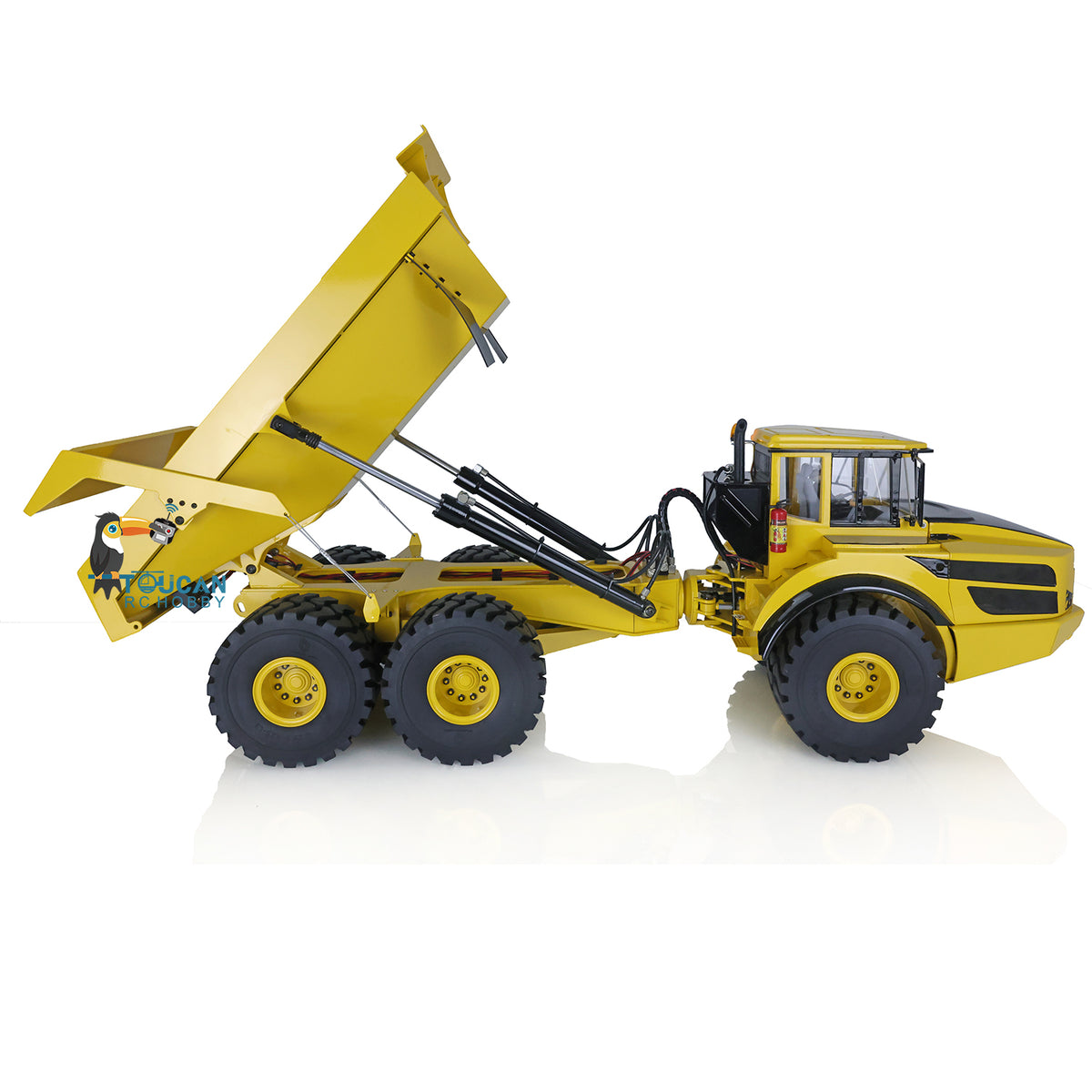 XDRC-ArticulatedTruck Ready to Run 1/14 Metal Hydraulic Articulated Dumper w/Hydraulic Steering & Sound