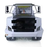 1/14 Metal 6x6 Hydraulic RC Articulated Truck Remote Control Tipper Dumper Model Motor ESC Lights Cylinder Construction Vehicle A40G