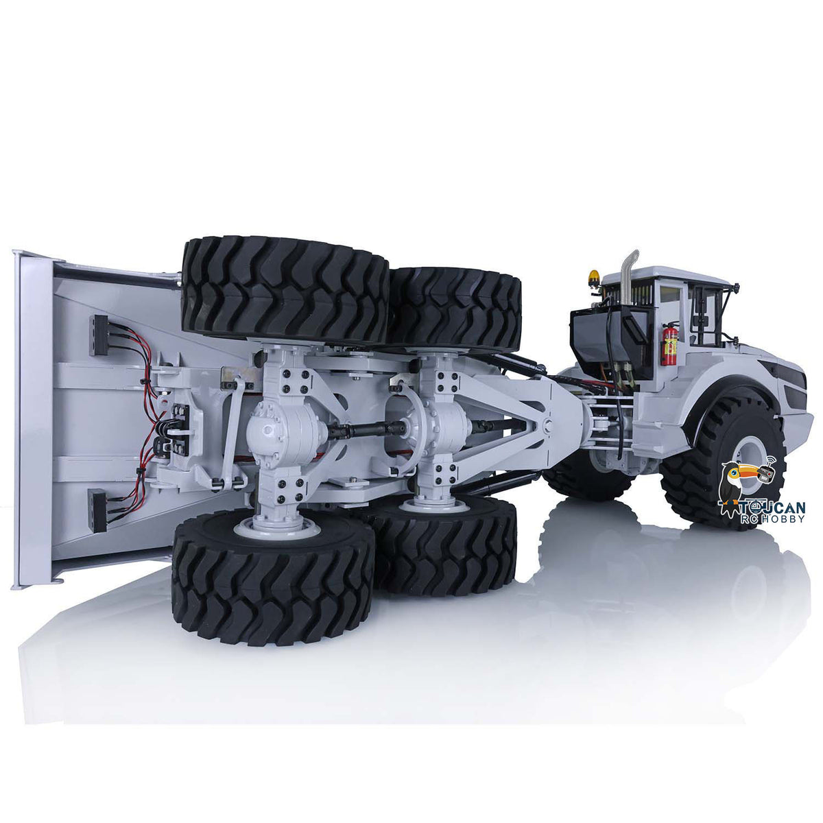 XDRC-ArticulatedTruck 1/14 Metal Hydraulic RC Articulated Dump Truck RTR 6x6 w/Sound & Light