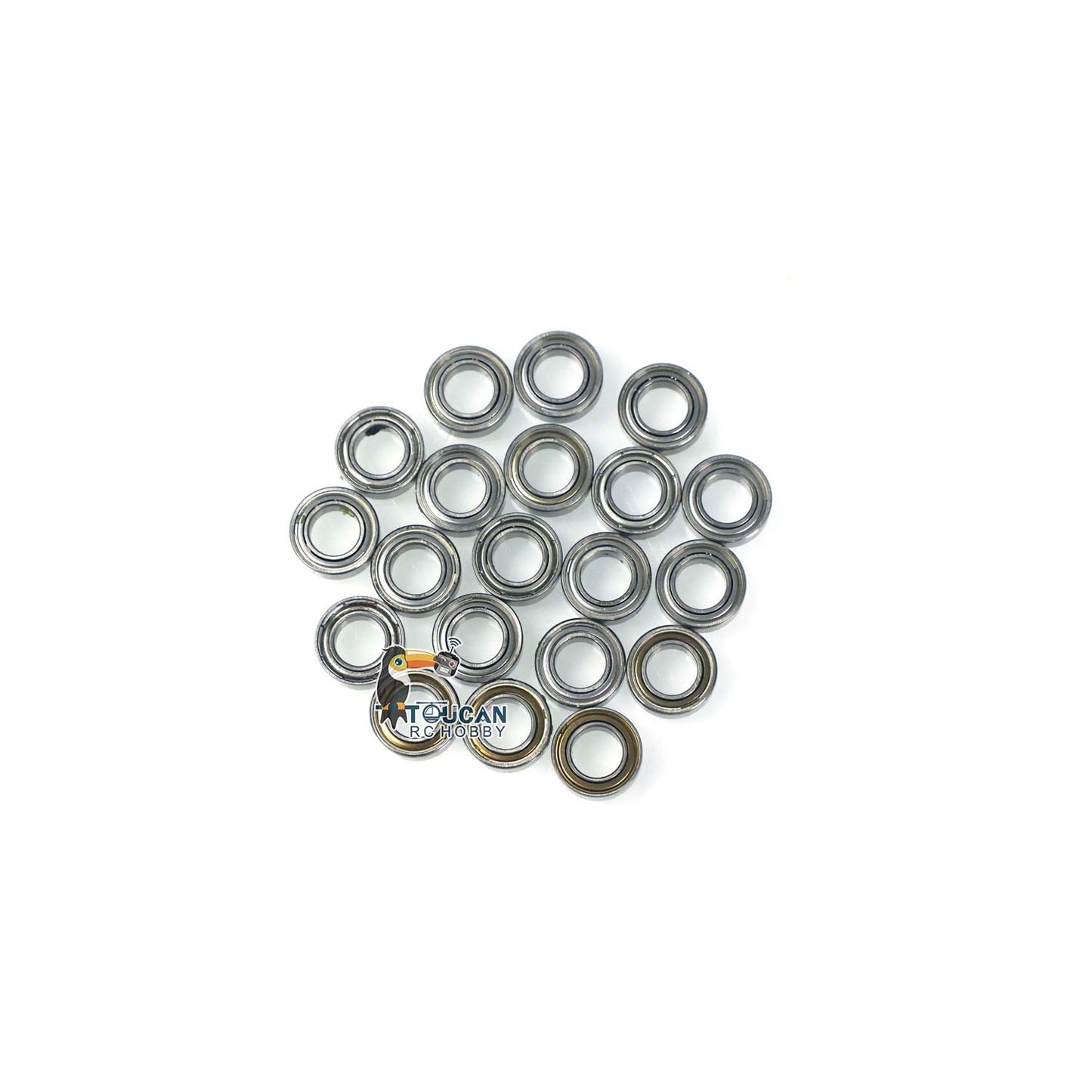 1Set Metal Road Wheels With Bearings Caps for 1/16 Henglong Soviet T34-85 RC Tank 3909 Remote Control Model Accessories