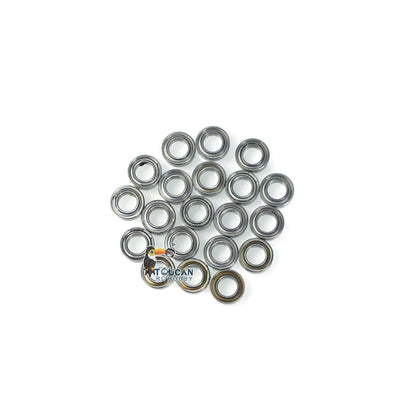 1Set Metal Road Wheels With Bearings Caps for 1/16 Henglong Soviet T34-85 RC Tank 3909 Remote Control Model Accessories