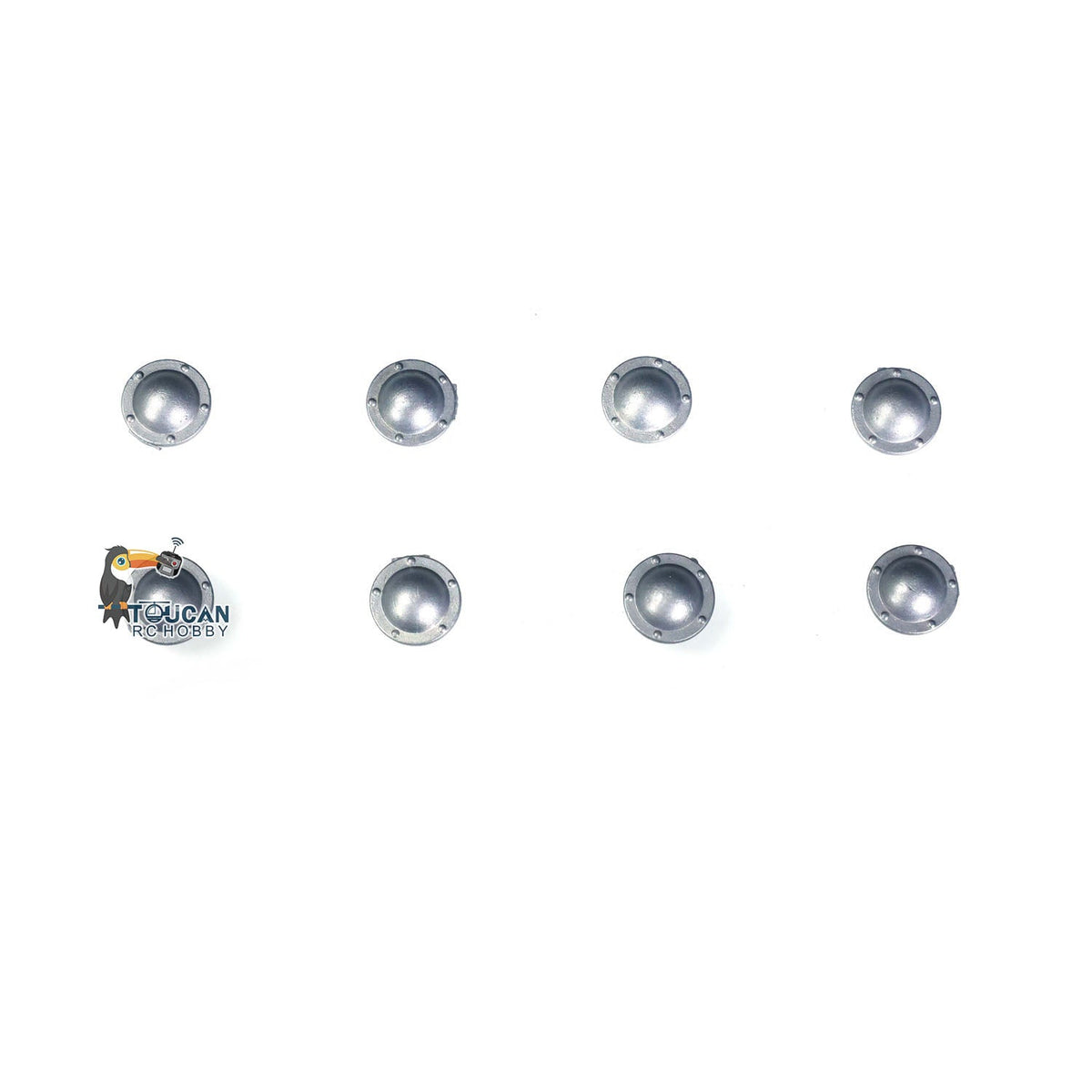 1Set Metal Road Wheels With Bearings Caps for 1/16 Henglong Soviet T34-85 RC Tank 3909 Remote Control Model Accessories