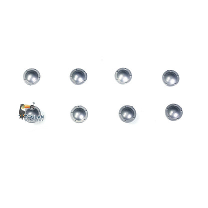 1Set Metal Road Wheels With Bearings Caps for 1/16 Henglong Soviet T34-85 RC Tank 3909 Remote Control Model Accessories