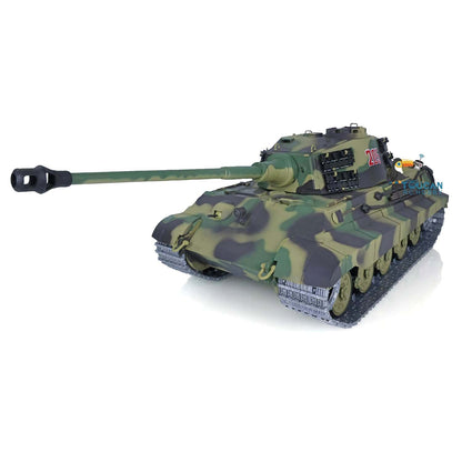 Henglong 1/16 TK7.0 German King Tiger 3888A German Leopard2A6 3889 RTR RC Tank Barrel Recoil BB IR Smoke Metal Idlers Sprockets Wheels Tracks