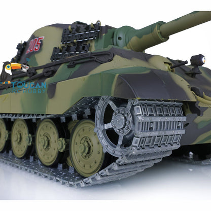 Henglong 1/16 TK7.0 German King Tiger 3888A German Leopard2A6 3889 RTR RC Tank Barrel Recoil BB IR Smoke Metal Idlers Sprockets Wheels Tracks