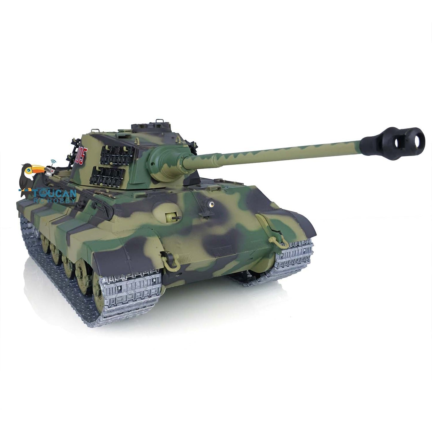 Henglong 1/16 TK7.0 German King Tiger 3888A German Leopard2A6 3889 RTR RC Tank Barrel Recoil BB IR Smoke Metal Idlers Sprockets Wheels Tracks