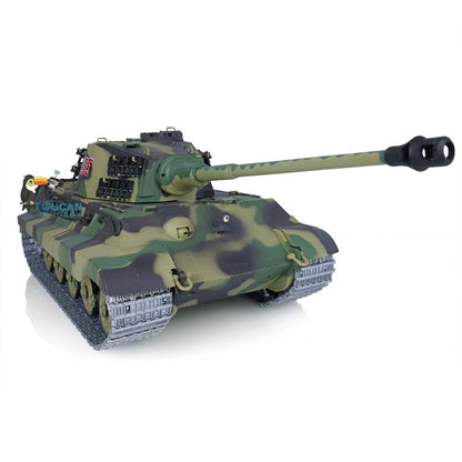 Henglong 1/16 TK7.0 German King Tiger 3888A German Leopard2A6 3889 RTR RC Tank Barrel Recoil BB IR Smoke Metal Idlers Sprockets Wheels Tracks