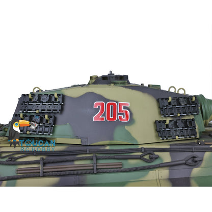 Henglong 1/16 TK7.0 Promotion King Tiger 3888A RTR RC Tank Barrel Recoil 360 Degrees Turret BB IR Smoke Metal Tracks Sprockets Idlers Wheels Gearbox