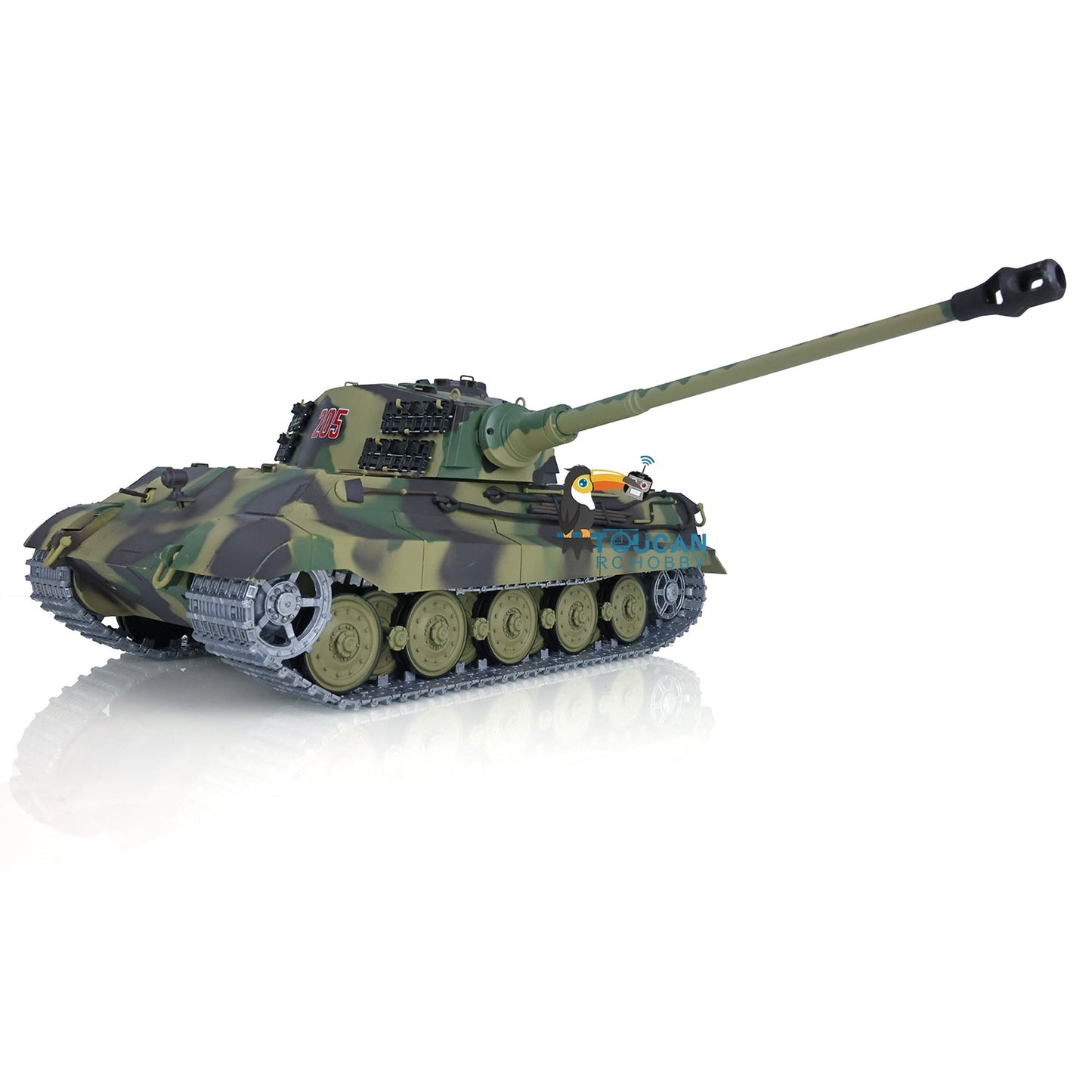 Henglong 1/16 TK7.0 German King Tiger 3888A German Leopard2A6 3889 RTR RC Tank Barrel Recoil BB IR Smoke Metal Idlers Sprockets Wheels Tracks