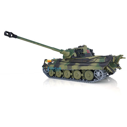 Henglong 1/16 TK7.0 Promotion King Tiger 3888A RTR RC Tank Barrel Recoil 360 Degrees Turret BB IR Smoke Metal Tracks Sprockets Idlers Wheels Gearbox