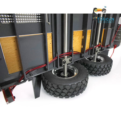TOUCAN RC HOBBY Metal Trailer Plate for 1/14 LESU Aoue-LT5H LT5 Wheeled Tracked Skid-Steer Loader Remote Control Hydraulic Model Car