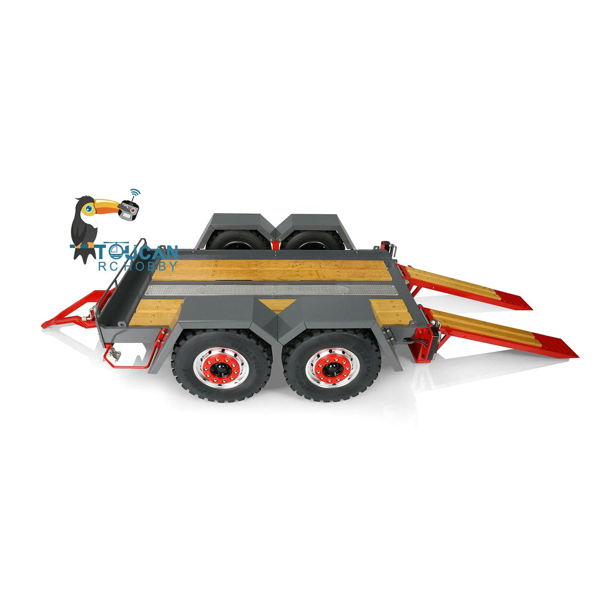 TOUCAN RC HOBBY Metal Trailer Plate for 1/14 LESU Aoue-LT5H LT5 Wheeled Tracked Skid-Steer Loader Remote Control Hydraulic Model Car