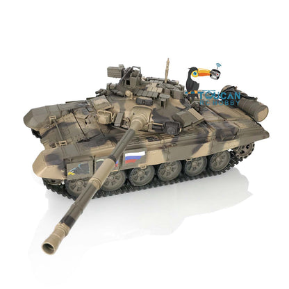 Henglong 2.4G 1/16 TK7.0 Plastic Russian T90 3938 RTR RC Tank with BB Unit Infrared Combat Sound Light System Smoke