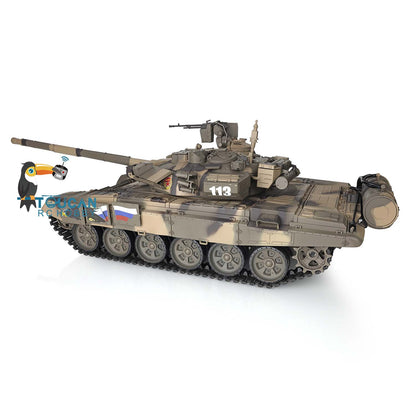 Henglong 1/16 TK7.0 Plastic Russian T90 RTR RC Tank 3938 with 360 Degrees Turret Smoke Sound Light BB Infrared Combat
