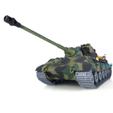 Free Fast Shipping Henglong 1/16 7.0 Customized King Tiger RC Tank 3888A Metal Wheels Barrel Recoil BB Shooting Military Model