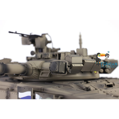 TOUCAN RC HOBBY Henglong 1/16 TK7.0 Promotion Russia T90 RTR RC Tank 3938 with 360 Degrees Turret Red Eyes BB IR Smoke Metal Idlers Sprockets Wheels