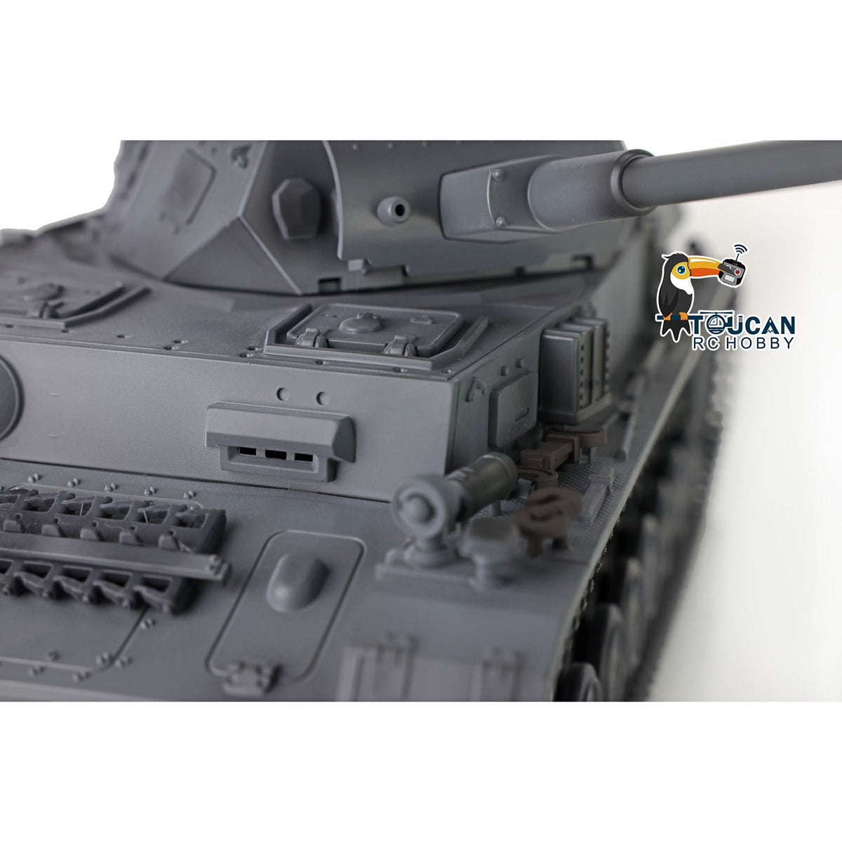 Henglong 1/16 TK7.0 Plastic German Panzer IV F2 3859 RTR RC Tank Model Infrared Combat BB Pivot Steering Smoke Unit Metal Barrel