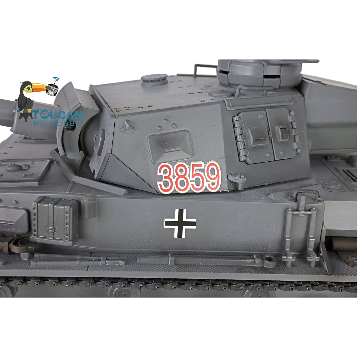 1/16 Maßstab TK7.0 Verbesserter Henglong Panzer IV F2 RTR RC FPV Modellpanzer 3859 360 Turmketten Kettenräder Leiträder Laufräder
