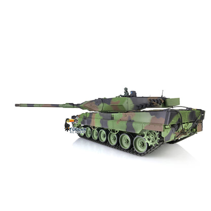 Henglong 2.4G 1/16 TK7.0 Plastic German Leopard2A6 RTR RC Tank Model 3889 BB Infrared Combat Smoke Light Sound System Metal Barrel